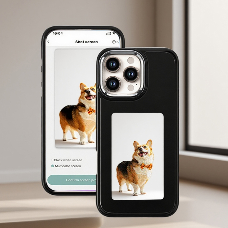 Phone Accessories Usa - Diy e-ink tela caso de telefone