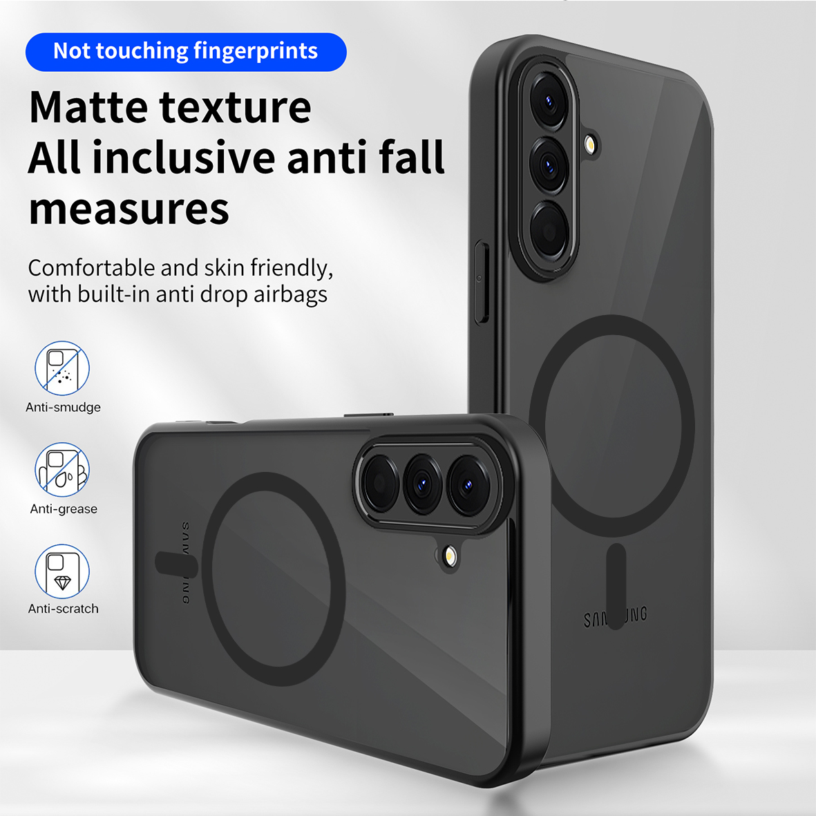 Capa de telefone fosca para sa - Phone Accessories Online Shop avaliação e preço