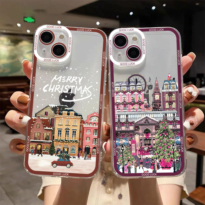 Inverno ano novo natal rua cen - X Phone Accessories avaliação e preço