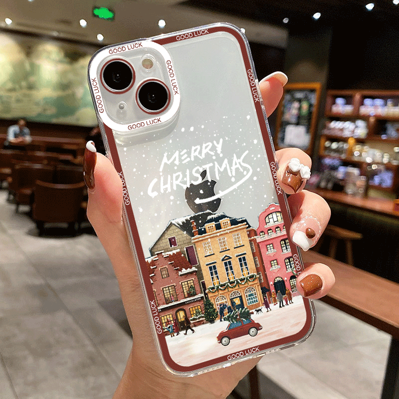 Inverno ano novo natal rua cen - X Phone Accessories avaliação e preço