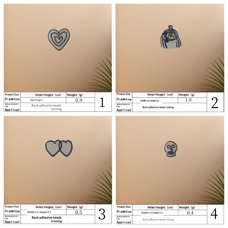 1 Conjunto de Patches Bordados - Phone Accessories Usa avaliação e preço