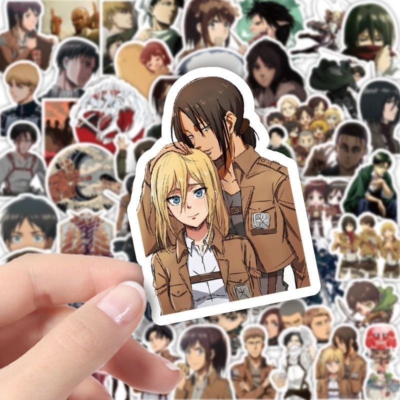 60 Adesivos de Anime Attack on - Phone Accessories Aesthetic avaliação e preço