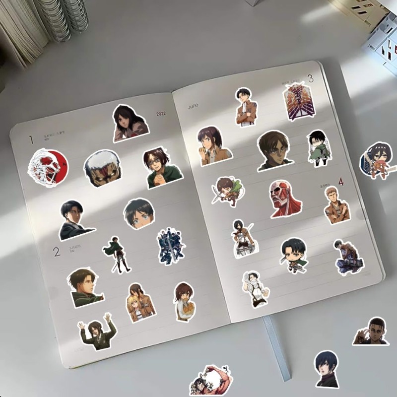 60 Adesivos de Anime Attack on - Phone Accessories Aesthetic avaliação e preço