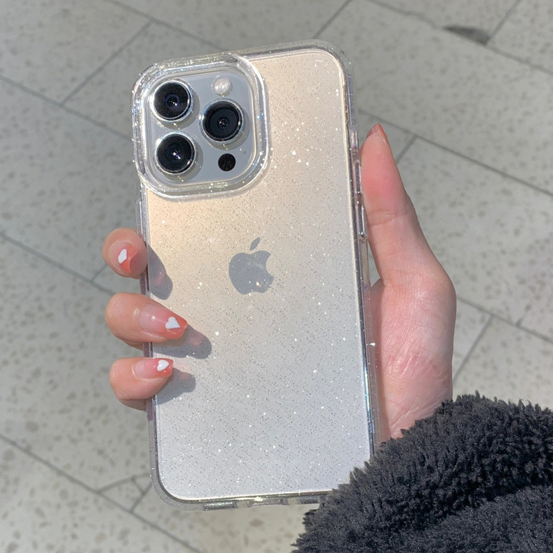 Transparente simples glitter c - Phone Case Clear avaliação e preço