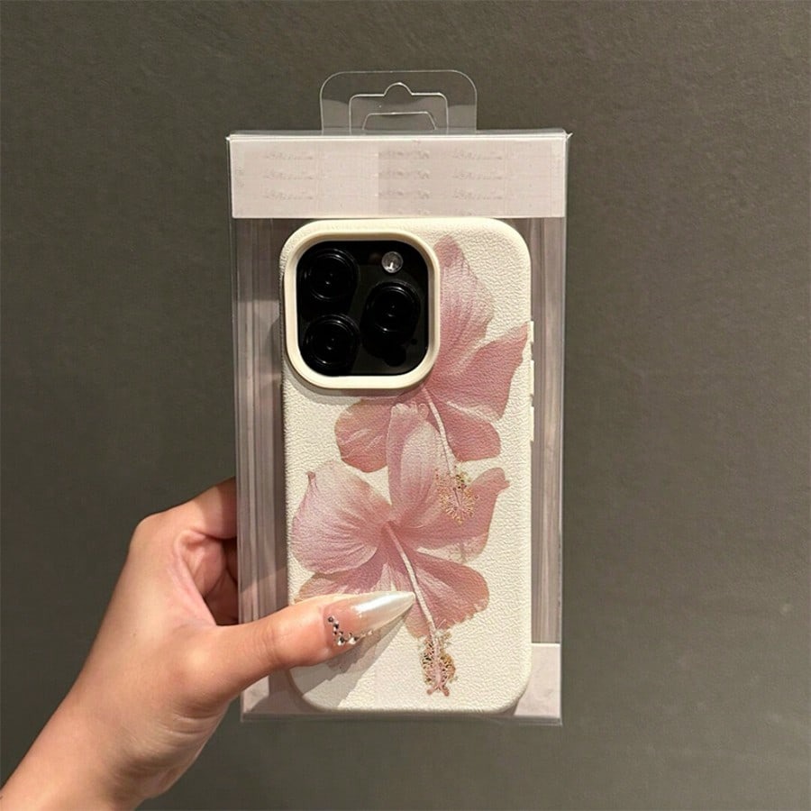 Rosa hibisco elegante alta est - Phone Accessories Aesthetic avaliação e preço