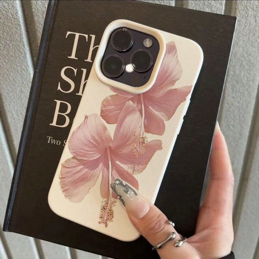 Rosa hibisco elegante alta est - Phone Accessories Aesthetic avaliação e preço